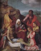 Andrea del Sarto Dead Christ and Virgin mary Spain oil painting artist